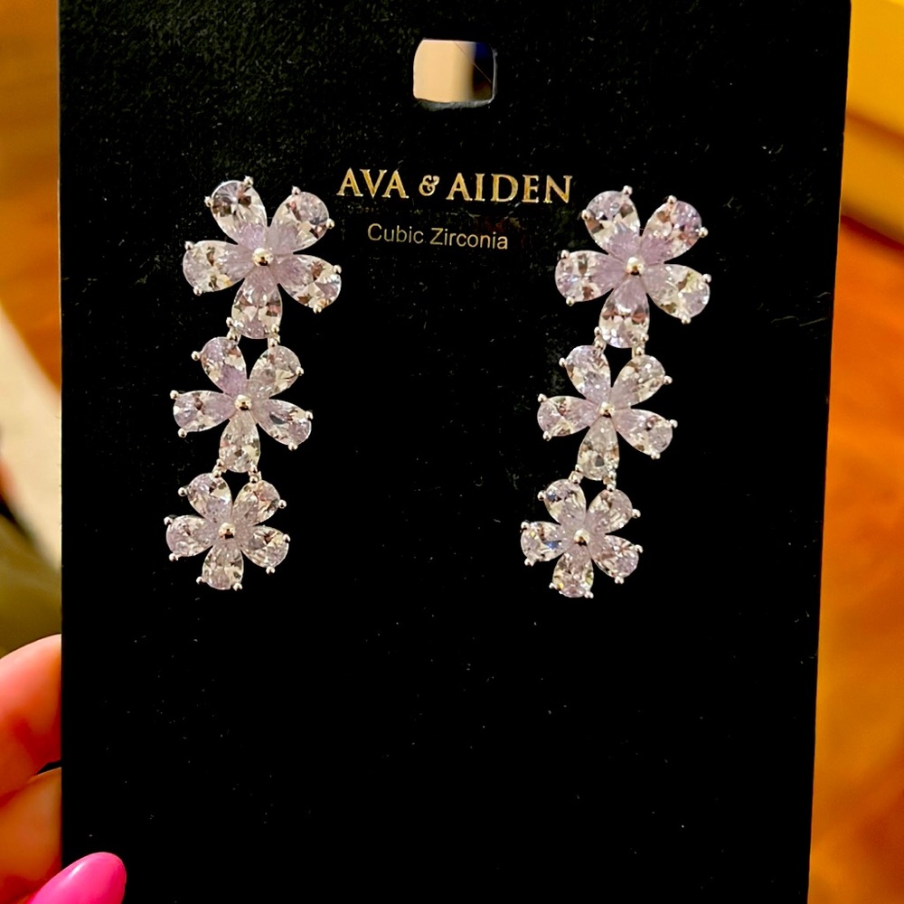 Glam drop earrings